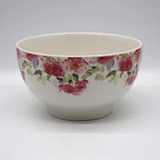 8 Inch Pink Rose Flower Plate